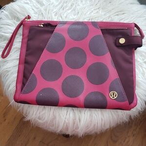 lululemon athletica Pink and Purple Cosmetic Bag